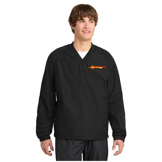 Sport-Tek® V-Neck Raglan Wind Shirt