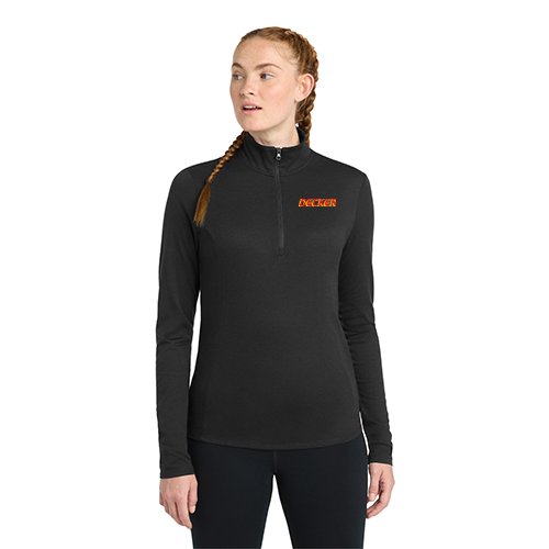 Sport-Tek® Women's PosiCharge® Tri-Blend Wicking 1/4-Zip Pullover