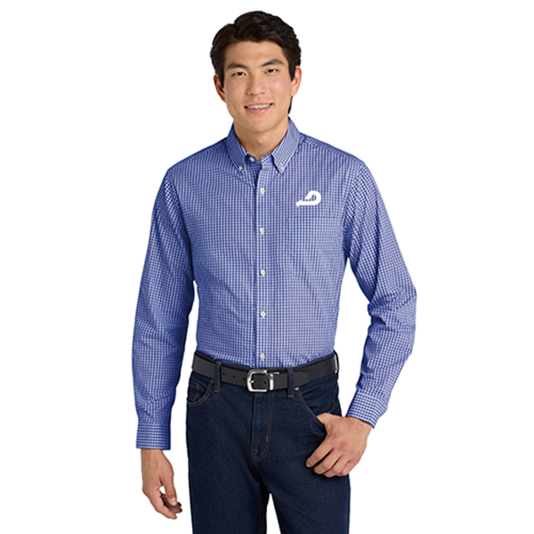 Port Authority® Broadcloth Gingham Easy Care Shirt