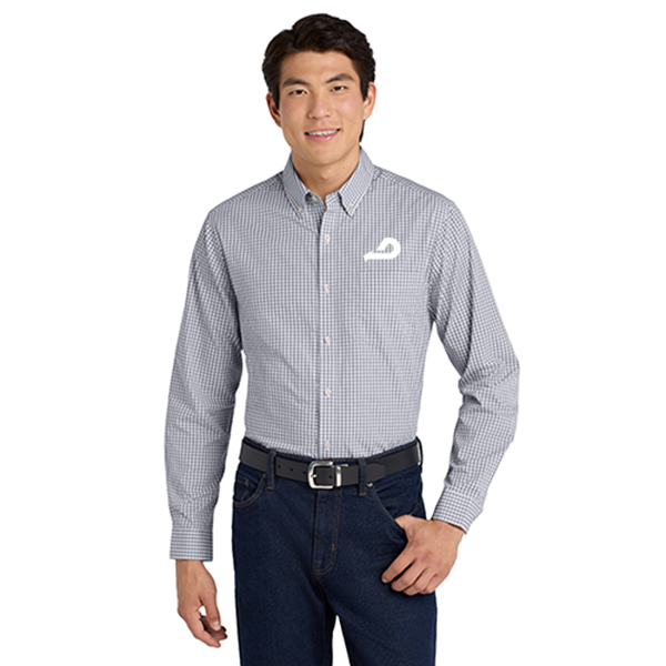 Port Authority® Broadcloth Gingham Easy Care Shirt