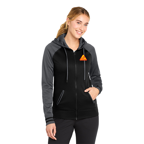 Sport-Tek® Women's Sport-Wick® Varsity Fleece Full-Zip Hooded Jacket
