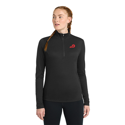 Sport-Tek® Women's PosiCharge® Tri-Blend Wicking 1/4-Zip Pullover