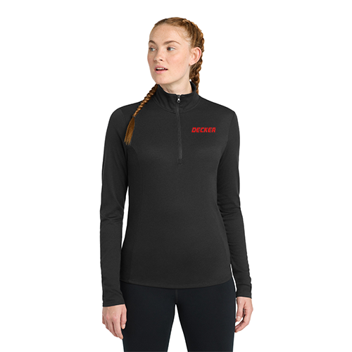 Sport-Tek® Women's PosiCharge® Tri-Blend Wicking 1/4-Zip Pullover