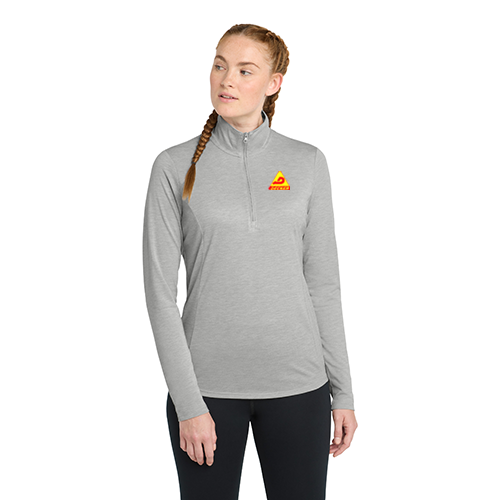 Sport-Tek® Women's PosiCharge® Tri-Blend Wicking 1/4-Zip Pullover