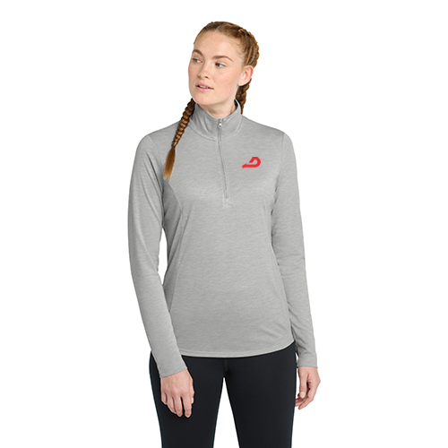 Sport-Tek® Women's PosiCharge® Tri-Blend Wicking 1/4-Zip Pullover