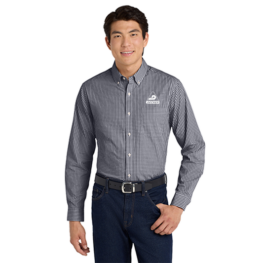 Port Authority® Broadcloth Gingham Easy Care Shirt